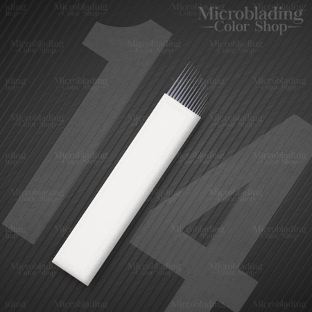 Microblading  14 Blades ULTRA THIN resmi